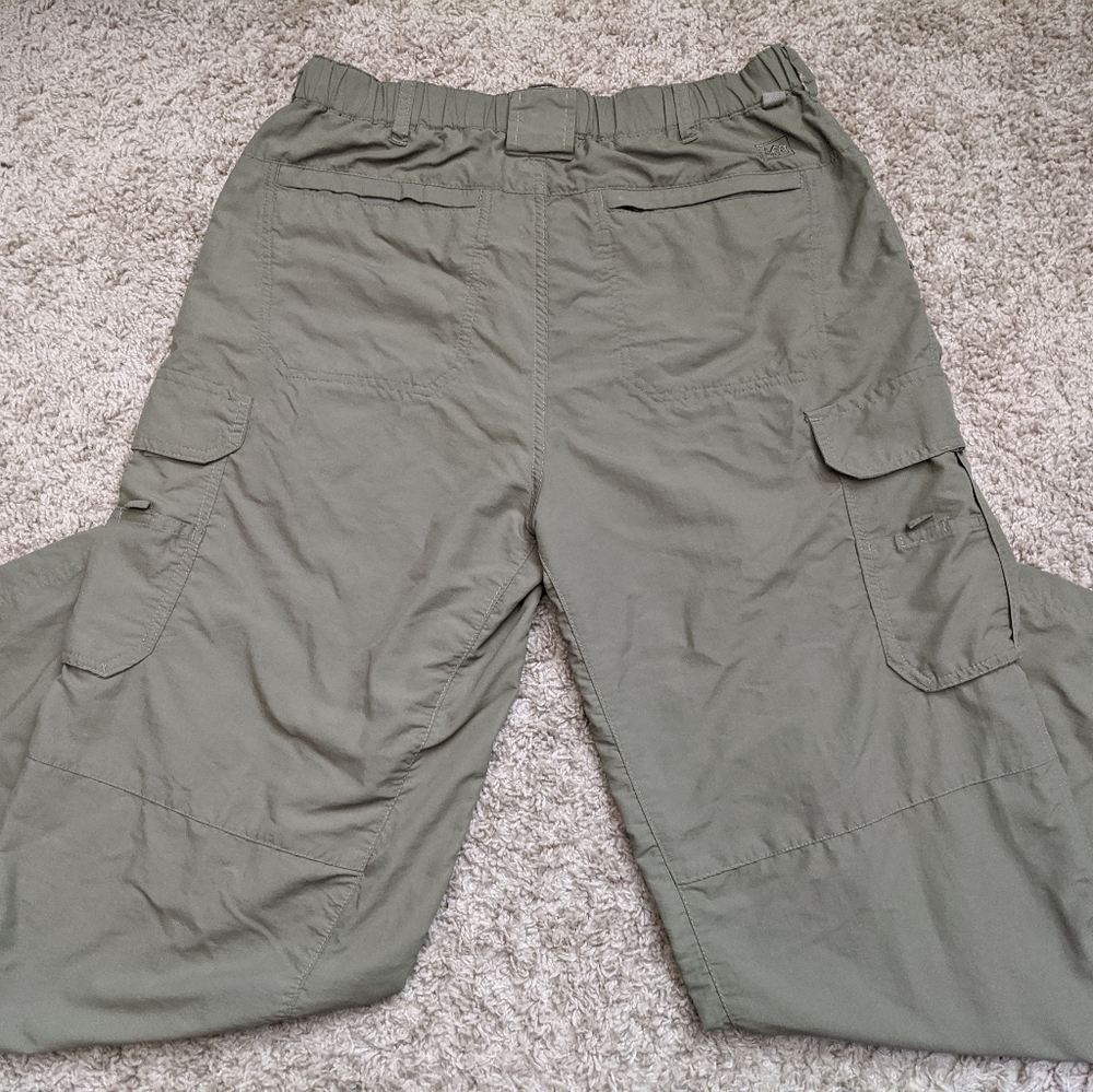 REI hiking pants upf 50+ olive medium 30L